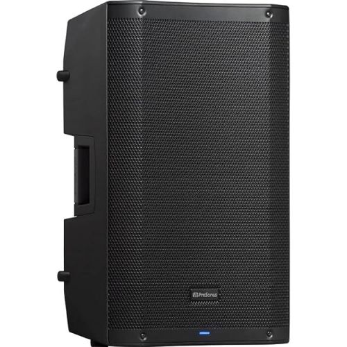  PreSonus AIR12 2-Way Active Sound-Reinforcement Loudspeakers (Pair) Bundle with Polsen M-85 Prof Mic, Auray SS-47S-PB with Tripod Base and CAE, and 3X XLR-XLR Cable