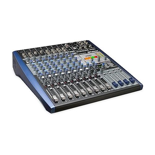  PreSonus StudioLive AR12c 14-Channel USB-C Hybrid Digital/Analog Performance Mixer, Unpowered