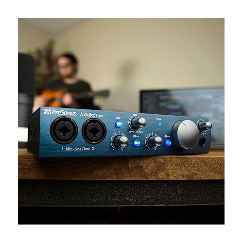  PreSonus AudioBox iTwo 2x2 USB/iPad Audio Interface with Studio One Artist and Ableton Live Lite DAW Recording Software