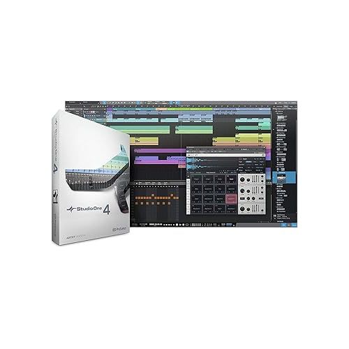  PreSonus AudioBox 96 Audio Interface Full Studio Kit with Studio One Artist Software Pack w/Atom Midi Production Pad Controller w/Mackie CR3-X Pair Studio Monitors & 1/4” Instrument Cables