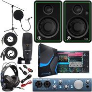 PreSonus AudioBox iTwo 2x4 Audio Recording Interface for USB/iPad and iOS Devices Studio Bundle with Studio One Artist Software Pack with Mackie CR3-X Pair Studio Monitors