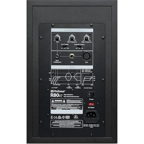  PreSonus R80 V2 Studio Monitor, 8