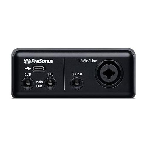  PreSonus AudioBox GO USB-C Audio Interface with Newest Version Studio One Artist Software Pack & Isolation Recording Shield with CR3-X Studio Monitors