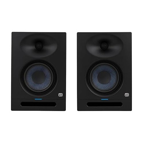  Presonus Eris Studio 5 5.25-Inch Active Studio Monitor for Clear Audio Monitoring and Mixing - Bi-Amped Acoustic Accuracy Bundle with 1/4-Inch TRS Instrument Cable (10-Feet) (4 Items)