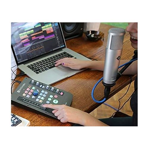  Presonus ioStation 24c: 2x2 USB-C Compatible Audio Interface with Download for Studio One Artist and Studio Magic Plug-in suite included and Production Controller with Studio Microphone with XLR Cable