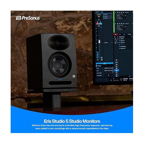  PreSonus Eris Studio 5 5.25-inch 2-Way Active Studio Monitors with EBM Waveguide