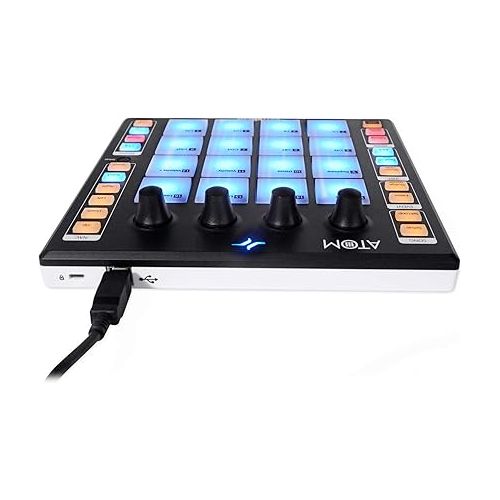  PRESONUS ATOM 16 Pad USB MIDI RGB DJ Controller+Studio One Software+Backpack