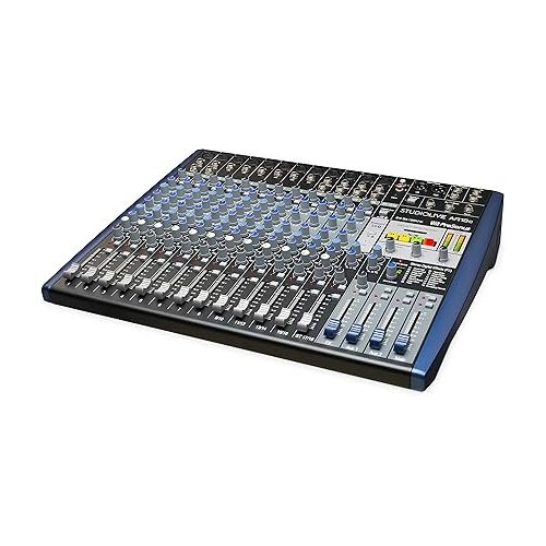  PreSonus StudioLive AR16c 18-Channel USB-C Hybrid Digital/Analog Performance Mixer, Unpowered