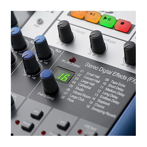  PreSonus StudioLive AR16c 18-Channel USB-C Hybrid Digital/Analog Performance Mixer, Unpowered