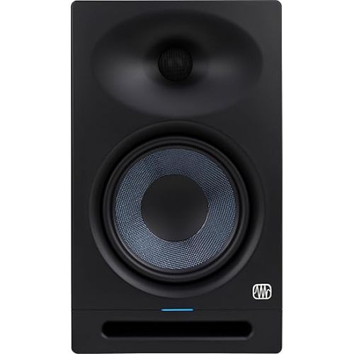  PreSonus Eris Studio 8 8-inch 2-Way Active Studio Monitors with EBM Waveguide Bundle with Stereo Breakout Cable, XLR Cable, and Austin Bazaar Polishing Cloth