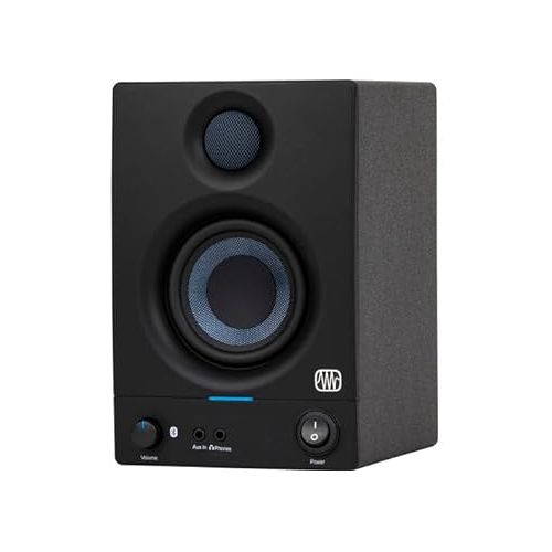  PreSonus Eris 3.5BT Gen 2 Powered 3.5-Inch 50W Bluetooth Power Desktop Speakers Bundle with Pair of Auray IP-S Small Isolation Pad and 1/4
