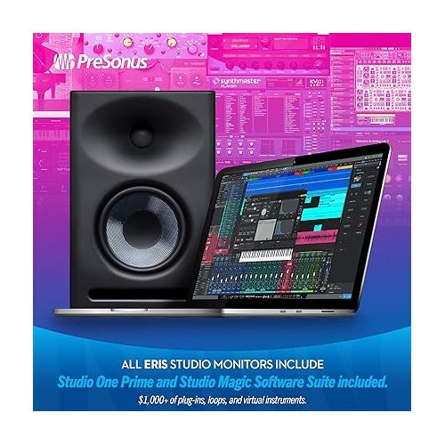  PreSonus Eris E7 XT 2-Way Active Studio Monitor with EBM Waveguide