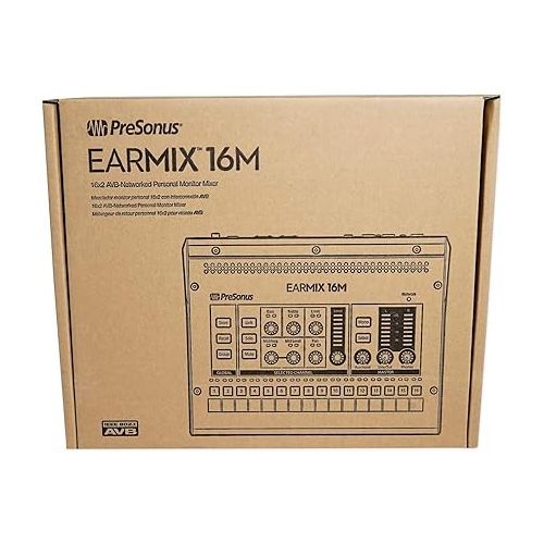  PRESONUS EarMix 16M 16x2 Personal Monitor Mixer+Mackie MP-240 In-Ear Monitors