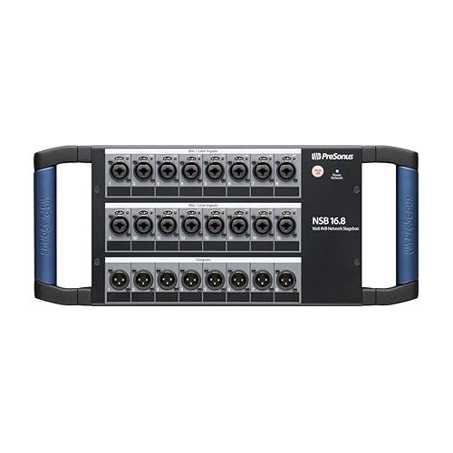  PreSonus NSB 16.8-16 x 8 AVB-Networked Stage Box Bundle with Hosa Technology SH 8X0 Sub Snake Station