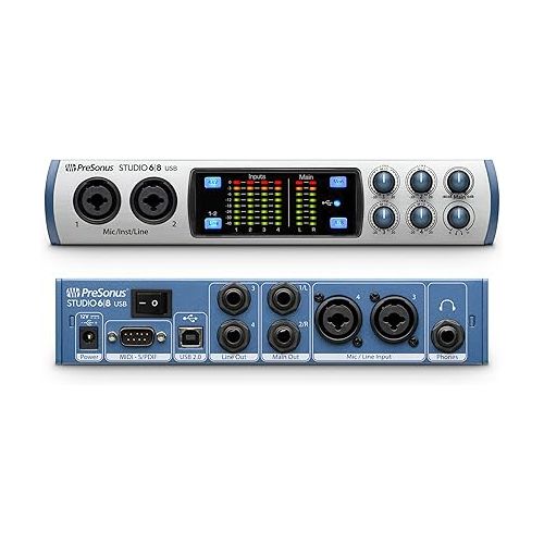  Presonus Audio Interface 4 Mic Pres - 4 Line Outs Studio 68