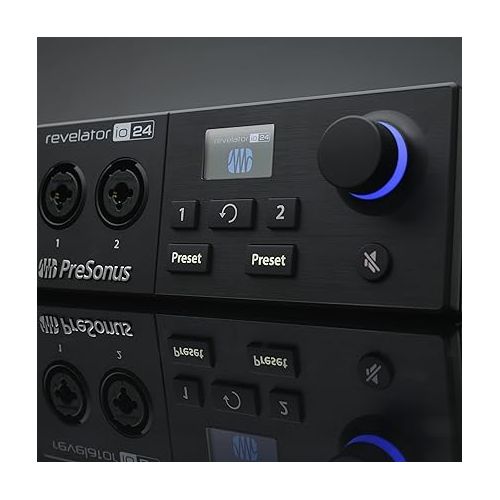  PreSonus Revelator io24 USB-C Compatible Audio Interface with Integrated Loopback Mixer and Effects for Streaming, Podcasting, and More