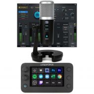 PreSonus Revelator USB-C Microphone with StudioLive Voice Effects Processing and Loupedeck Live S Interface Bundle