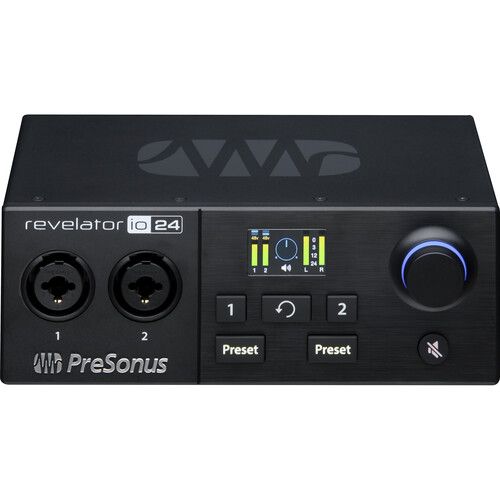  PreSonus Revelator io24 Desktop 2x4 USB Type-C Audio/MIDI Interface