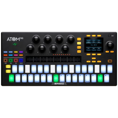  PreSonus ATOM SQ Keyboard/Pad Hybrid MIDI Keyboard/Pad Performance and Production Controller Demo