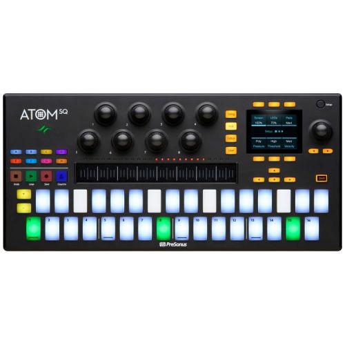  PreSonus ATOM SQ Hybrid MIDI Keyboard/Pad Controller with Studio One 6 Professional