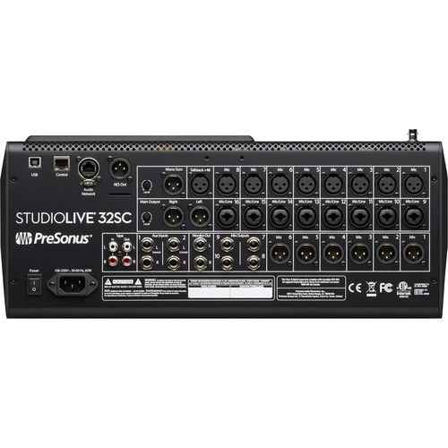  PreSonus StudioLive 32SC Series III S 32-Channel Subcompact Digital Mixer/Recorder/Interface