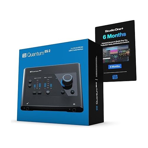  PreSonus Quantum ES 2 2 x 2, 24-bit / 192 kHz USB-C Audio Interface