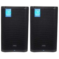 (2) PRESONUS AIR12 12 2400 Watt Powered Active 2-Way PA DJ Speakers