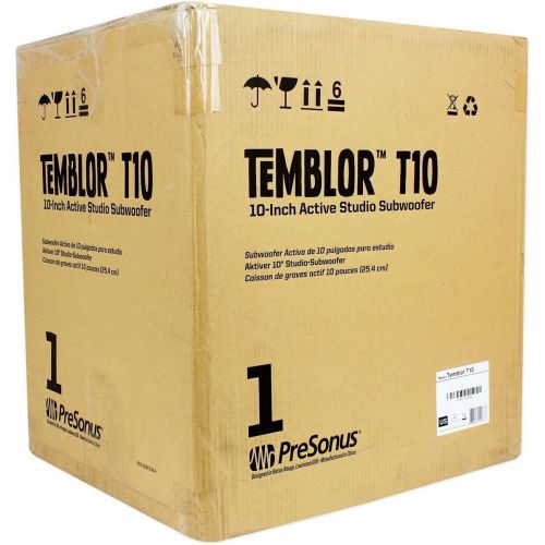  Presonus Temblor T10 10 250 Watt Active Studio Reference Subwoofer Sub
