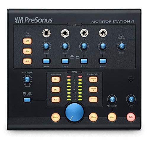  PreSonus Monitor Station V2 Desktop Studio Control Center with 1 Year Free Extended WarrantyandMicrofiber