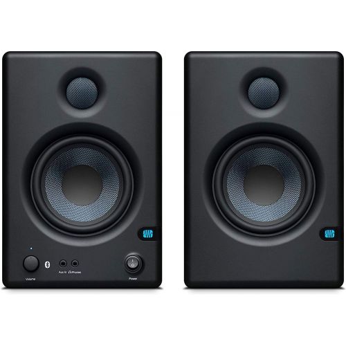  Presonus Eris 4.5 BT Pair Studio Bluetooth Monitors and 1/4” TRS to TRS Instrument Cable and Ultimate Support Stands