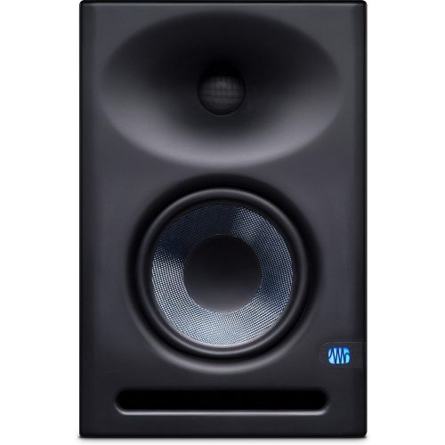  PreSonus Eris E7 XT 6.5-inch Pair 2-Way Studio Monitors with EBM Wave Guide Design and Ultimate Support Adjustable Stable Stands with 2 Instrument Cable Set