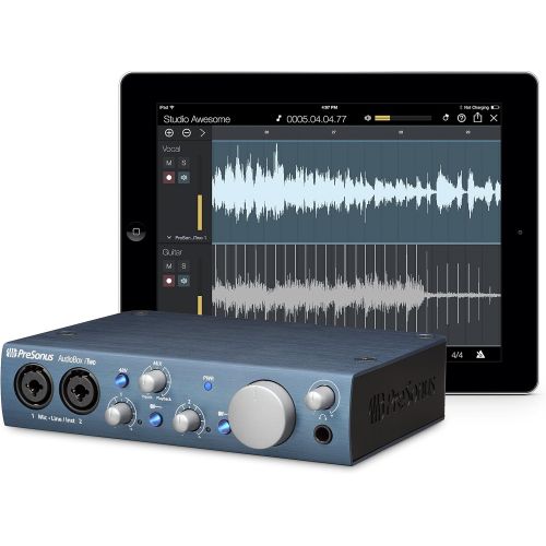  PreSonus AudioBox iTwo 2x2 USB 2.0/iOS Interface, PC/Mac 2 Mic Pres