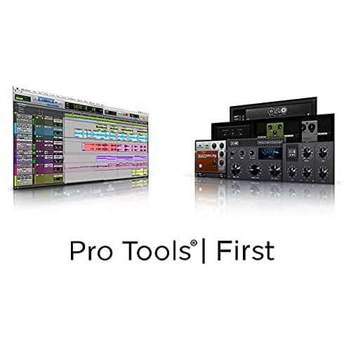  Presonus AudioBox 96 Audio Interface (May Vary Blue or Black) Full Studio Bundle with Studio One Artist Software Pack w/Mackie CR3 Pair Studio Monitors and 1/4” Instrument Cables