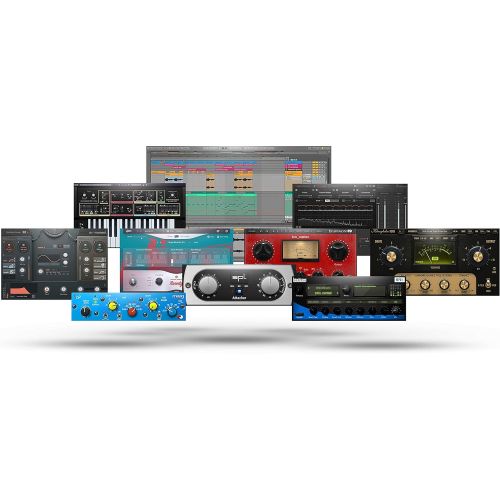  Presonus AudioBox 96 Audio Interface (May Vary Blue or Black) Full Studio Bundle with Studio One Artist Software Pack w/Mackie CR3 Pair Studio Monitors and 1/4” Instrument Cables