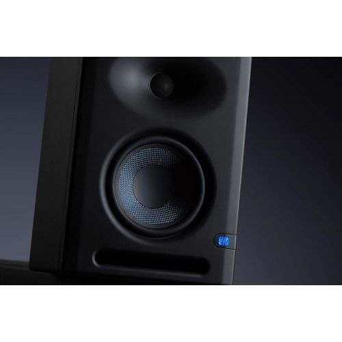  PreSonus Eris E5 XT Pair 2-Way Studio Monitors with EBM Wave Guide Design and Adjustable Stable Stands with 2 Cable Set