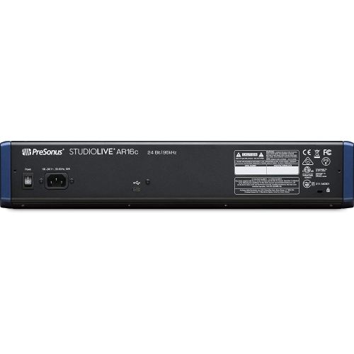  PreSonus StudioLive AR16c 18-Channel USB-C Hybrid Digital/Analog Performance Mixer, Unpowered