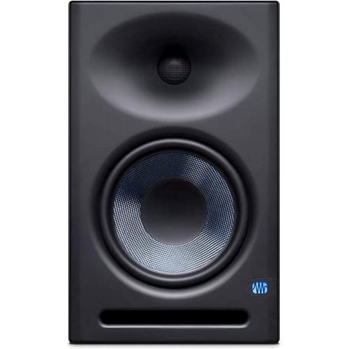  Pair of PreSonus Eris E8 XT 8 inch Powered Studio Monitor 8 with Woven Composite LF Driver, 1.25 Silk-Dome HF Driver, EBM Waveguide with Gravity Magnet Phone Holder and HD Headphon