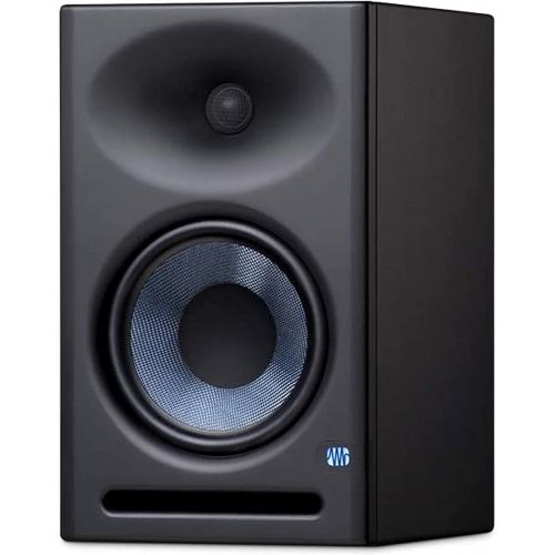  Pair of PreSonus Eris E8 XT 8 inch Powered Studio Monitor 8 with Woven Composite LF Driver, 1.25 Silk-Dome HF Driver, EBM Waveguide with Gravity Magnet Phone Holder and HD Headphon