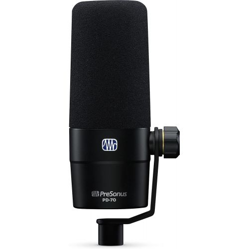  PreSonus PD-70 Dynamic Vocal Microphone for Broadcast, Podcasting, and Live Streaming