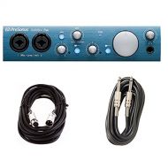 PreSonus AudioBox iTwo iPad and Computer Interface with XLR & Instrument Cables Bundle
