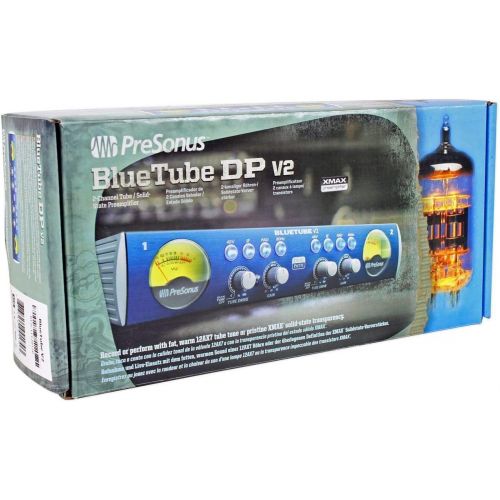  Presonus Bluetube DP V2 2 Channel Tube Mic Pre-Amp DP2+AKG K240 MKII Headphones