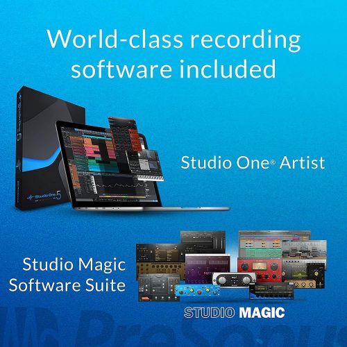  PreSonus AudioBox USB 96 25th Anniversary Edition with Studio One Artist and Ableton Live Lite DAW Recording Software