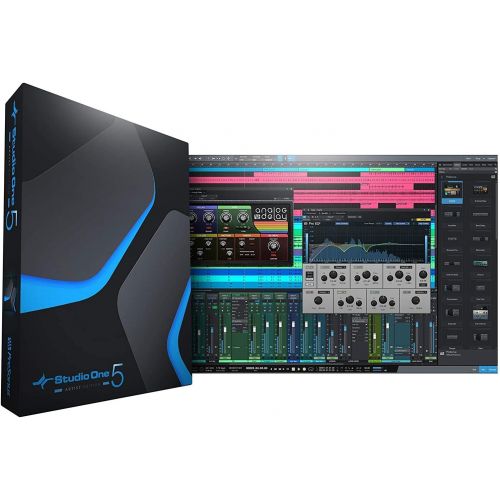  PreSonus Studio 24c 2x2 USB Type-C Audio/MIDI Interface Bundle with Studio One Artist Software Pack and Adjustable Mic Boom Arm w/Swivel Mount Clip & Desk Attachment Clamp and Mack