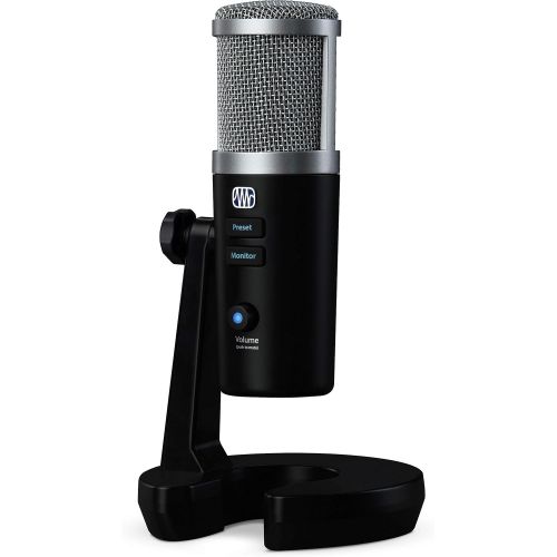  PreSonus Revelator USB Condenser Microphone for podcasting, live streaming, with built-in voice effects plus loopback mixer for gaming, casting, and recording interviews over Skype
