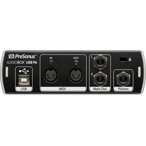  PreSonus AudioBox USB 96 2x2 USB Audio Interface with Studio One Artist and Ableton Live Lite DAW Recording Software