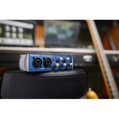  PreSonus AudioBox USB 96 2x2 USB Audio Interface with Studio One Artist and Ableton Live Lite DAW Recording Software