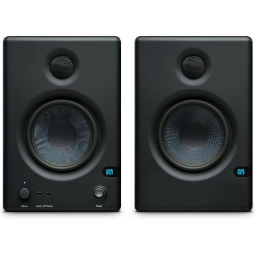  PreSonus Eris E4.5 HD 2-Way 4.5 Active Studio Monitors - Bundle With PreSonus Temblor T8 8 Active Studio Subwoofer