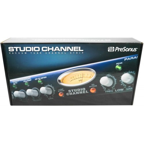  Presonus StudioChannel Studio Channel Recording Vacuum Tube Mic Preamp Strip