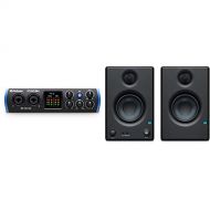 PreSonus Studio 24c 2x2, 192 kHz, USB-C Audio Interface, 2 Mic Pres-2 Line Outs & PreSonus Eris E3.5-3.5 Near Field Studio Monitor (Pair) (E3.5)