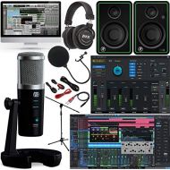 PreSonus Revelator Professional USB Microphone with Studio Live Vocal Processing and Studio One Artist Software Pack with CR3-X Studio Monitor Pair